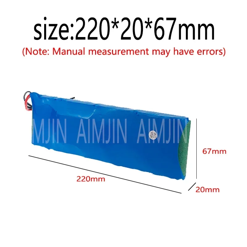 

Batteria al litio 18650 di grande capacità da 25,2 V 6800 mAh Batteria di alimentazione BMS 6S2P
