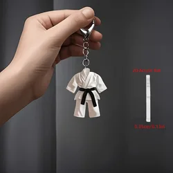 taekwondo keychain Car Keyring Creative Sports Keychains Ornament Pendant for Wallet Handbag Purse Backpack Accessories