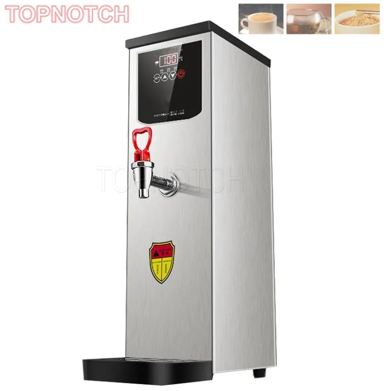 45L Hot Water Dispenser Commercial Hot Water Machine Stainless Steel Water Boiler For Bubble Tea Shop 2000W