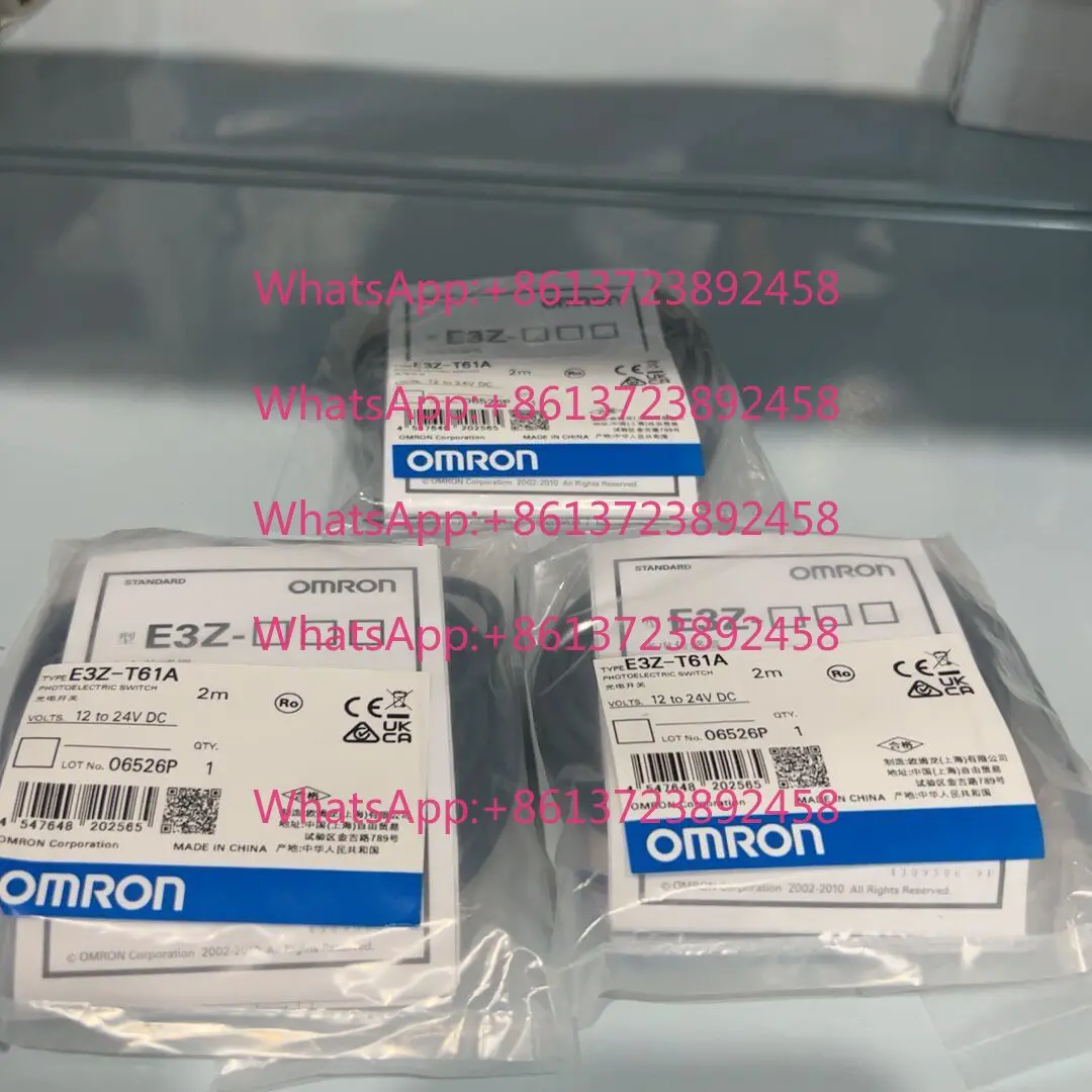 Omron E3Z-T61A photoelectric sensor, original and genuine, brand new in stock.