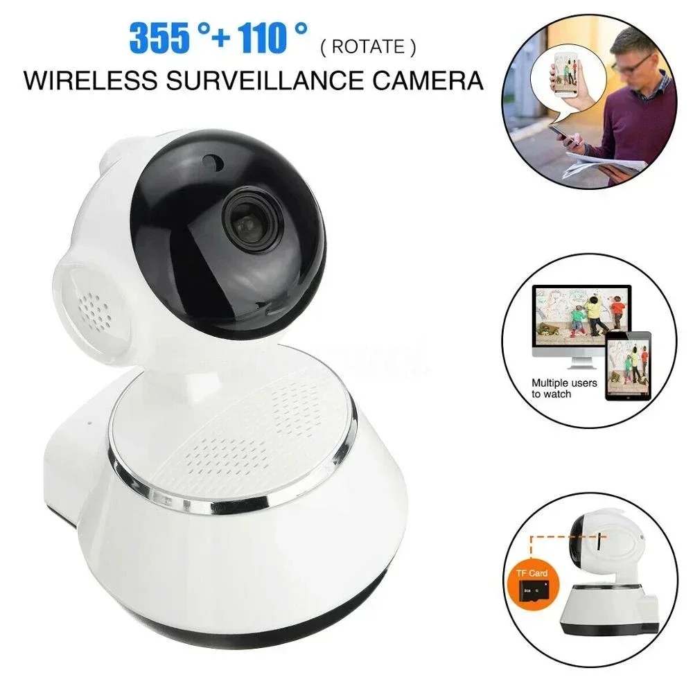 Kamera IP Human V380 Pro kamera monitorująca sieć CCTV kamera Wifi bezprzewodowe inteligentne automatyczne śledzenie chmur HD inteligentny dom