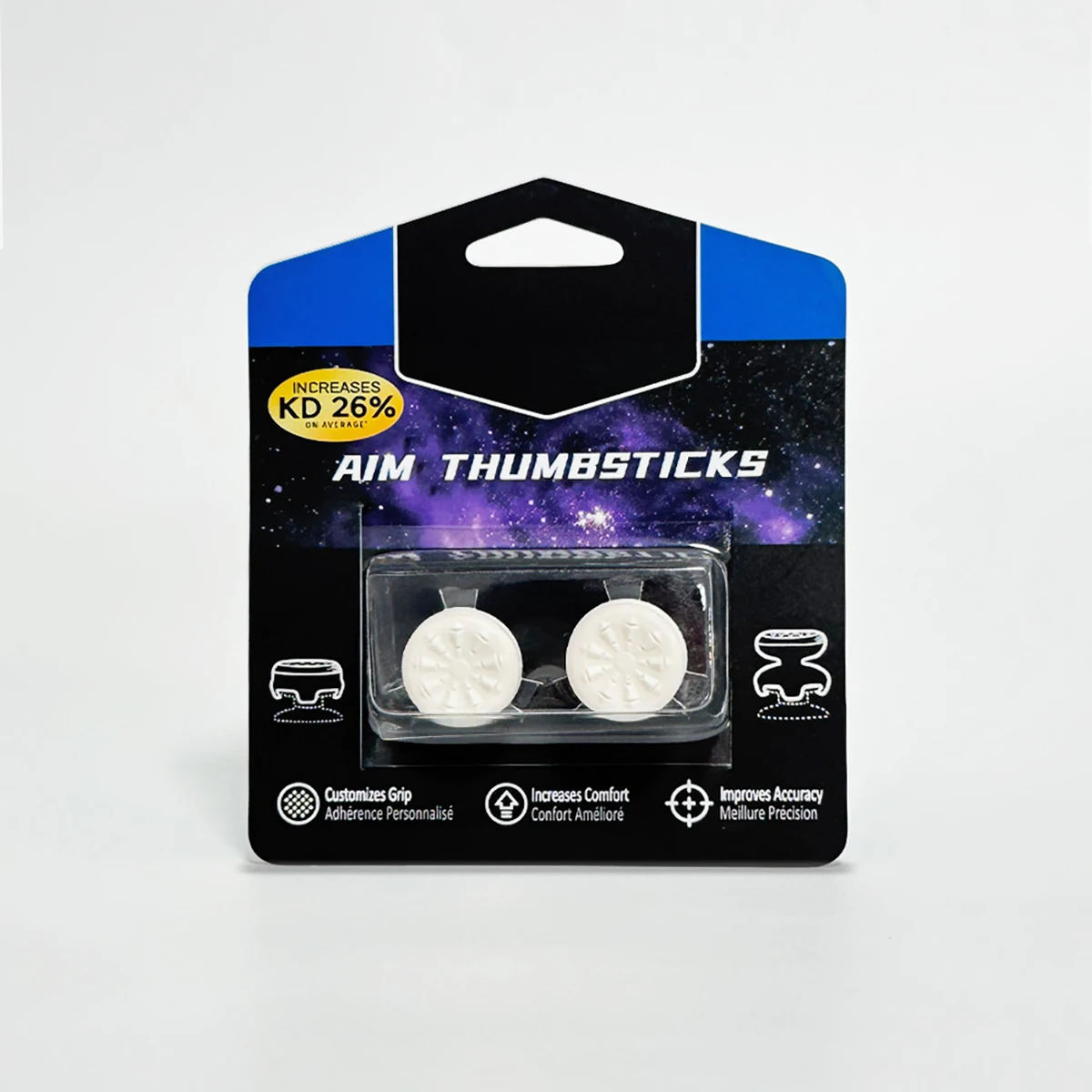 2 siliconen duimgrepen voor P5/P4, krachtige analoge joystick voor P4 P5 Galaxy joystick