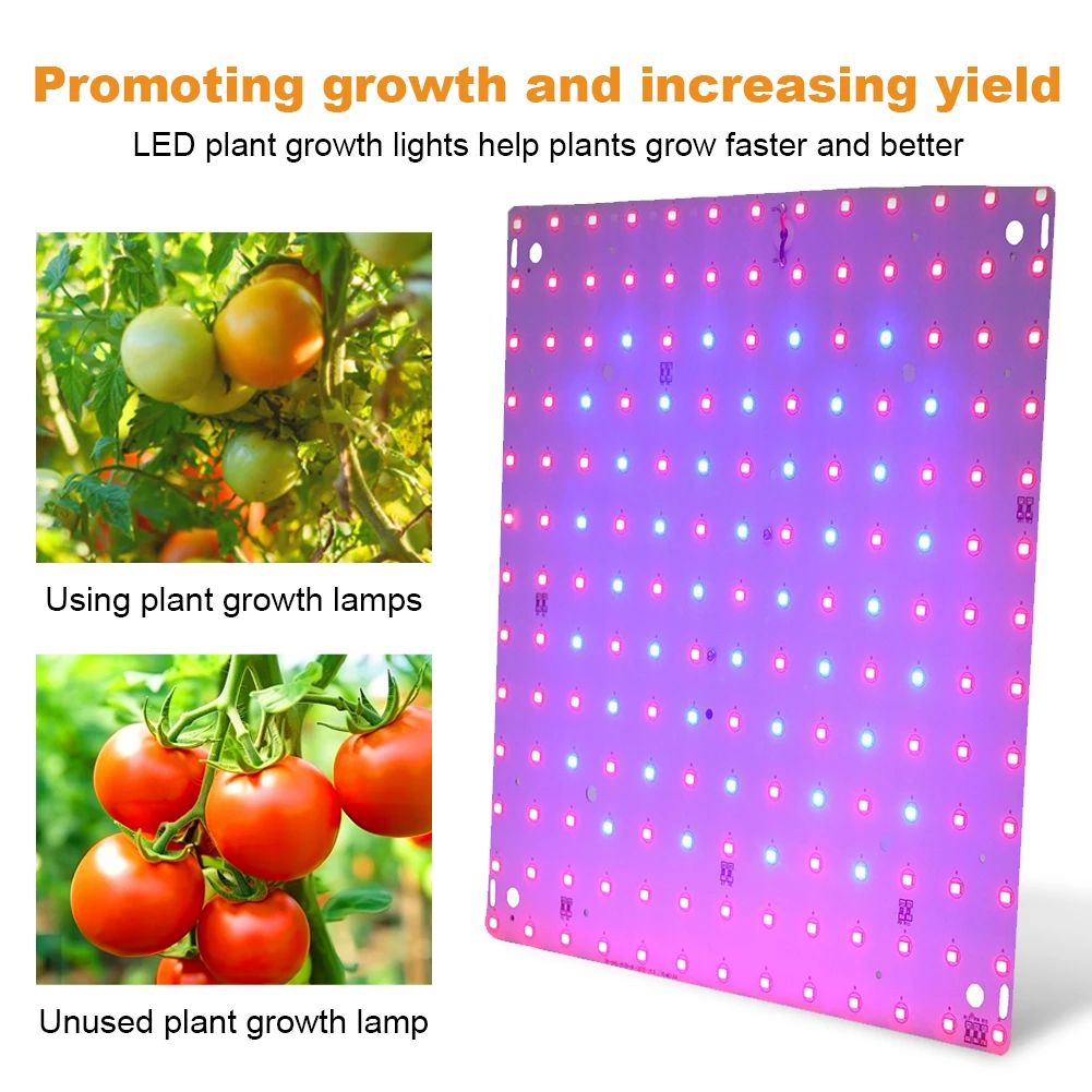 12W Full Spectrum Grow Light Square Full Spectrum Plant Light Spectrumเต็มโคมไฟสําหรับสวนในร่มผักGrowเต็นท์