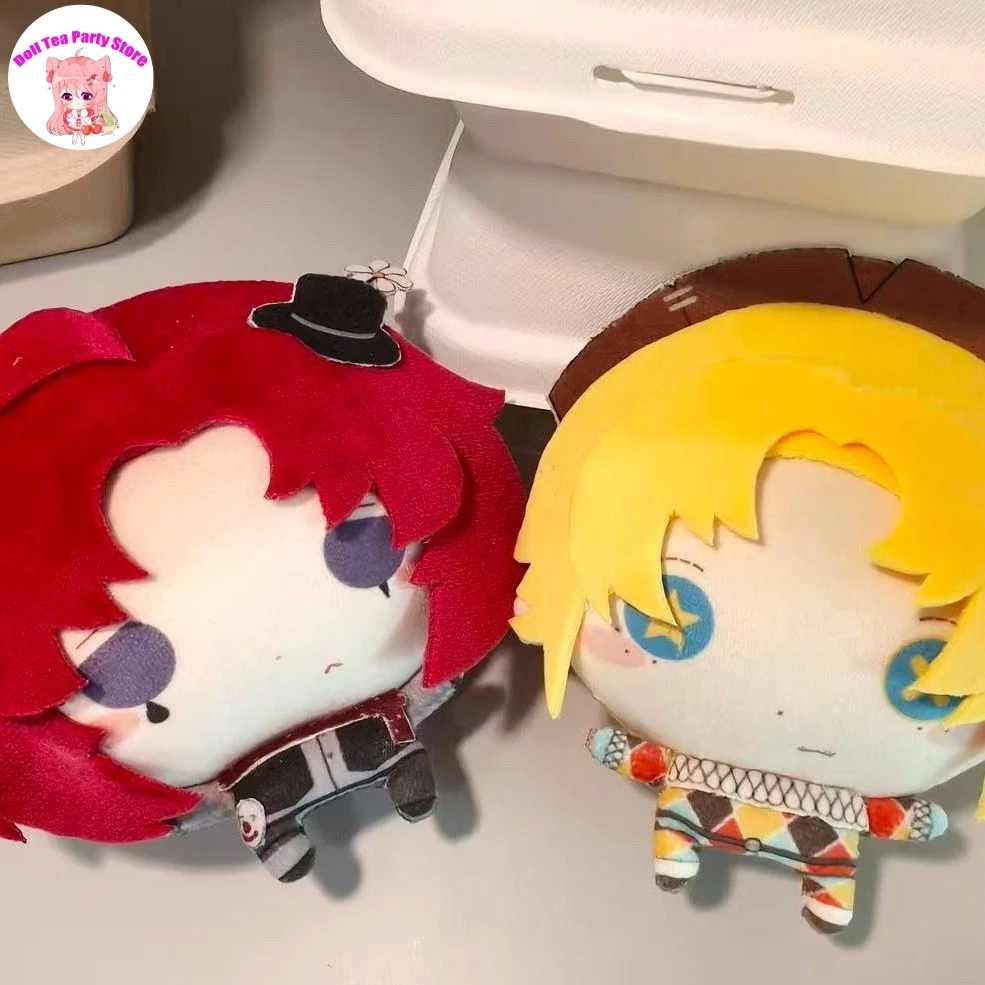 

Anime Identity Ⅴ Mike Morton Acrobat Joker Weeping Clown Cartoon Lentil Body Doll 10CM Game Plush Stuffed Toys Pendant