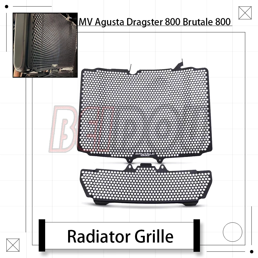 

For MV Agusta Dragster 800 Brutale 800 Brutale 800 RR Motorcycle Radiator Grille Radiator Cover Oil Cooler Protection Net