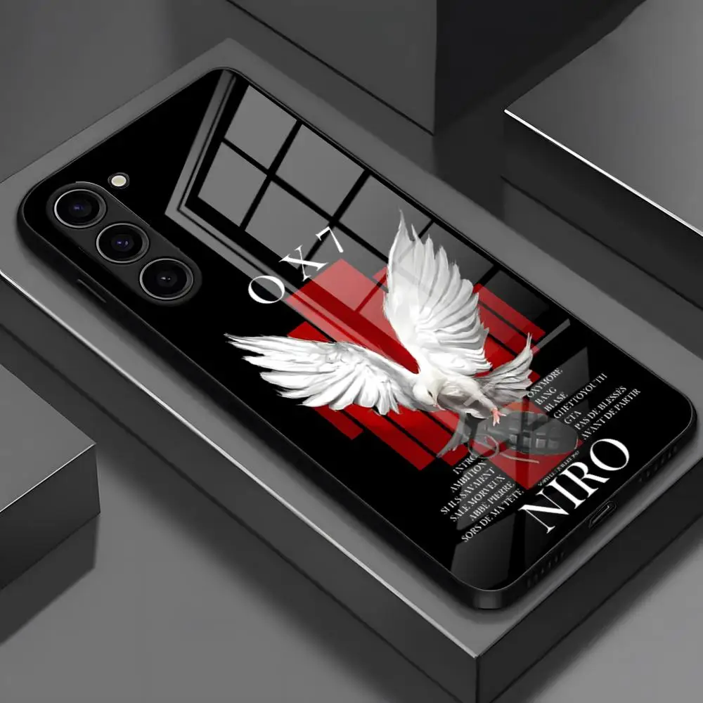 Rapper N-NIRO OX7 Phone Case For Samsung S26 S25 Edge Ultra S23 S22 S21 S20 Ultra Plus S24 Fe A54 A53 A25 Glass Cover