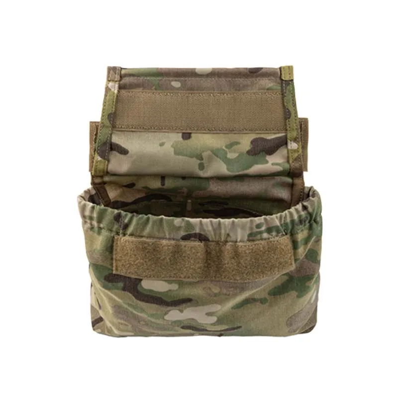 Bolsa táctica plegable para colgar en el pecho, chaleco de reciclaje de vientre, herramientas enrollables, almacenamiento, accesorios de Airsoft,