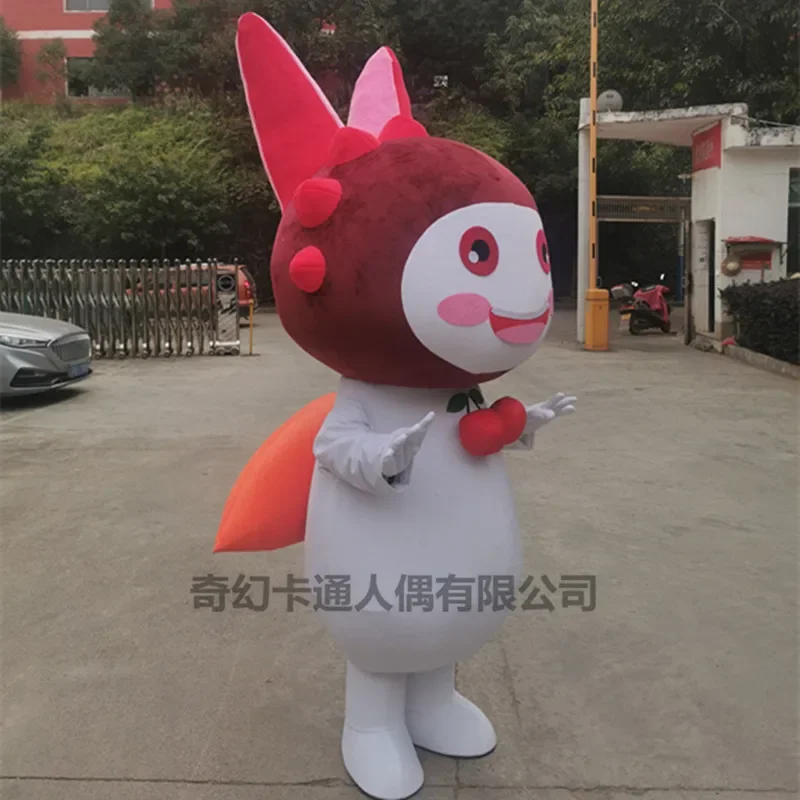 Christmas Rabbit Mascot Costume Props Puppet Clothes Stage Doll Costume Halloween Christmas Party Masquerade Anime Shows