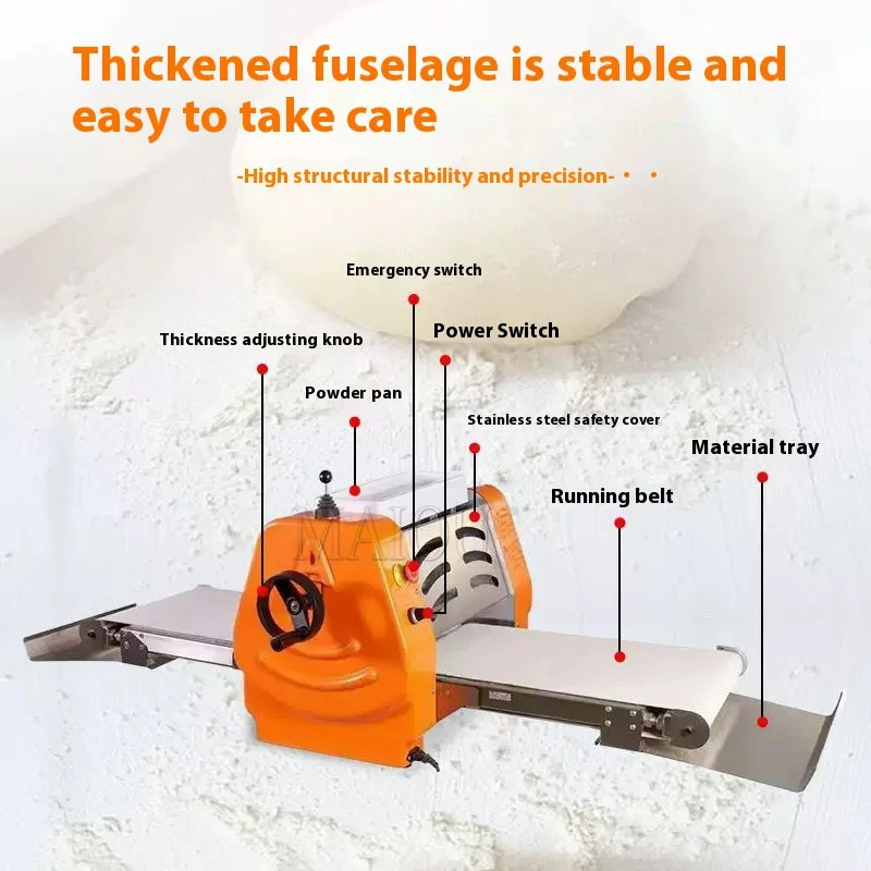 

Bakery Equipment Full Automatic Table Top Dough Sheeter for Bakery Commercial Croissant Dough Sheeter