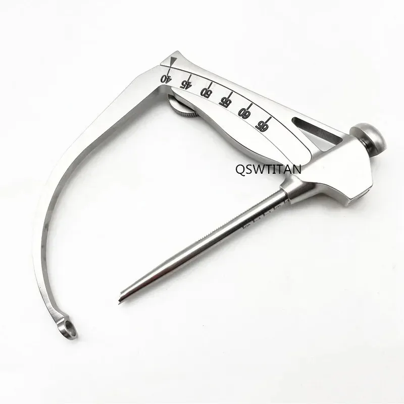 دليل حفر العظام من الفولاذ المقاوم للصدأ - قابل للتعديل من النوع C من الساق/الذكاء/Aimer لأربطة الركبة وجراحة الكتف