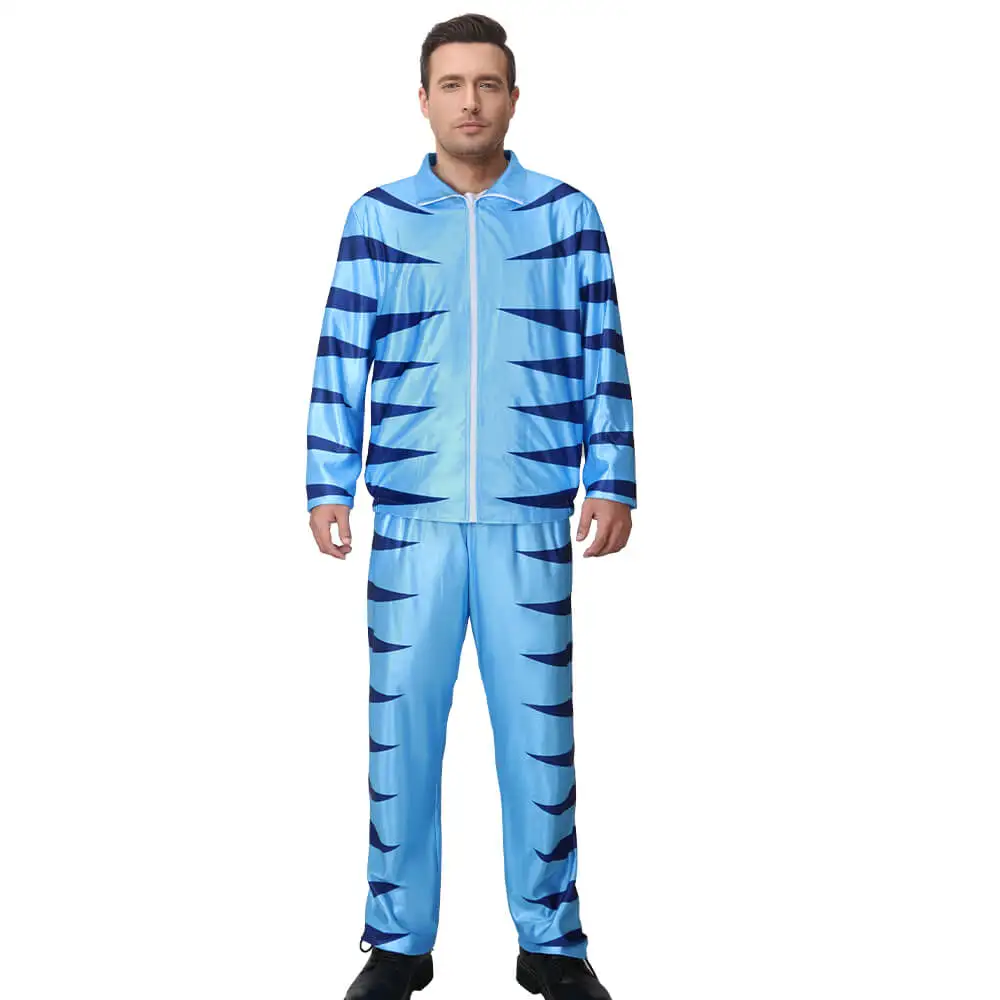 Phil Weston Soccer Coach Tiger Uniform Movie Kicking and Screaming Warm-Ups Halloween Cosplay Costume Jacket and Pants Takerlama