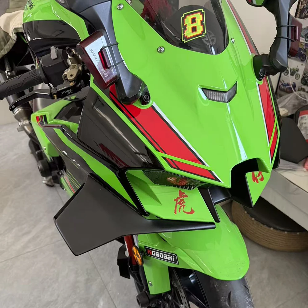 New For Kawasaki ZX-10R ZX10RR 2022-2026 Winglet Spoiler Fairing Fixed Wing ZX 10RR Ultra Light Wings Motorcycle Accessories