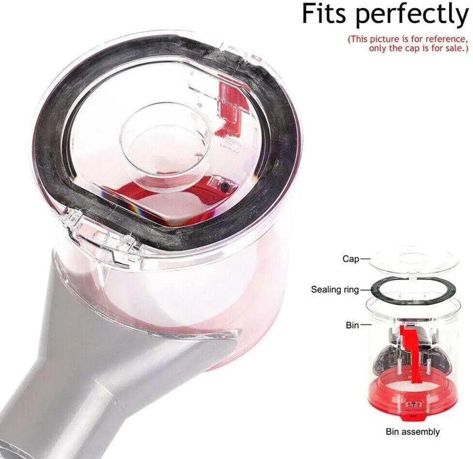 Couvercle de poubelle à poussière pour aspirateur sans fil Dyson V7, V8, SV10, SV11, pièces de rechange de capuchon de boîte de dépoussiérage, accessoires de base