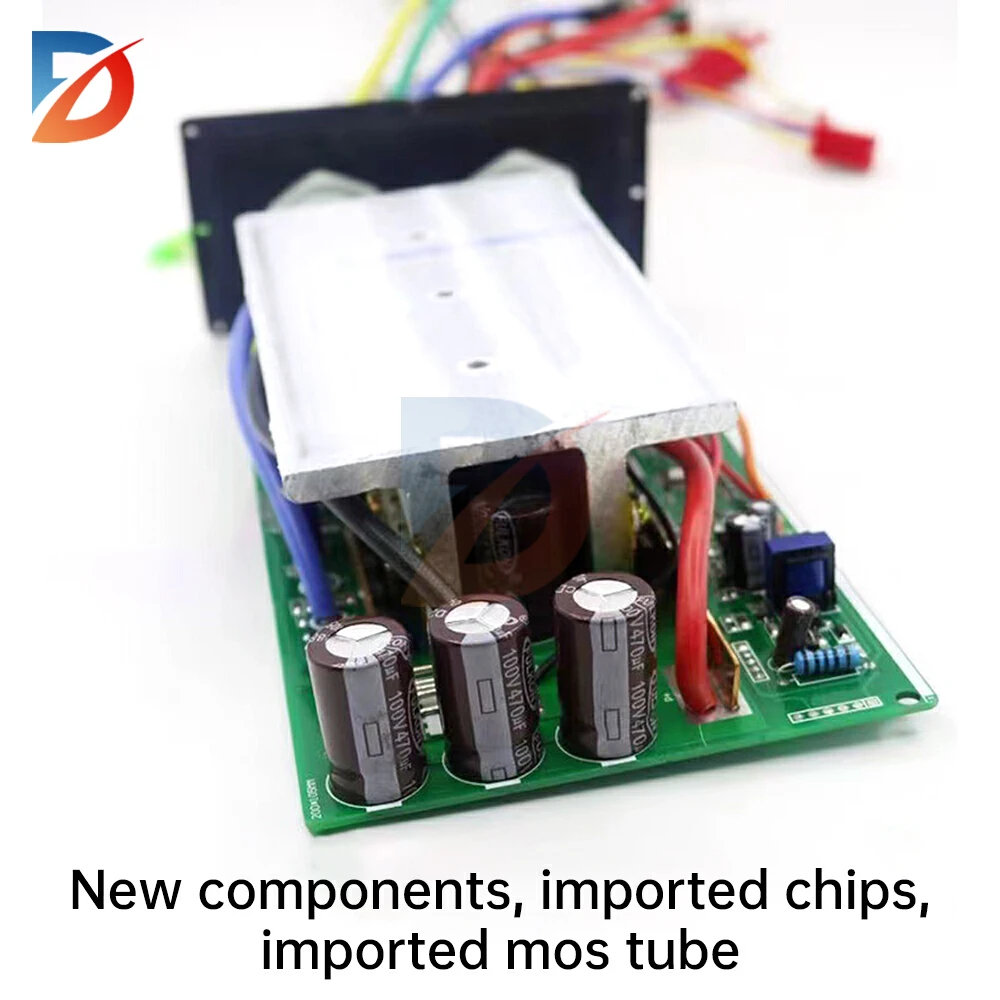 Electric Vehicle Controller 48V/60V/72V/84V 3000W Double Row Intelligent Brushless Controller MOS Tube SKST049N08 Splash Proof