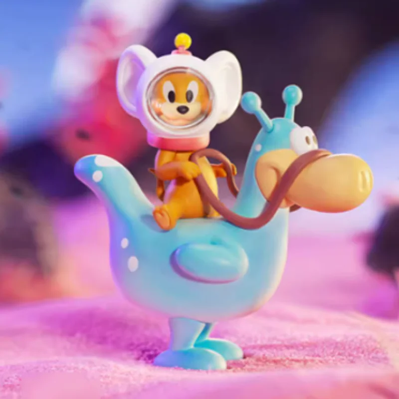 Seri TOM dan JERRY Space Travel kotak kejutan tokoh aksi asli kotak kejutan Model kartun koleksi misteri hadiah anak perempuan