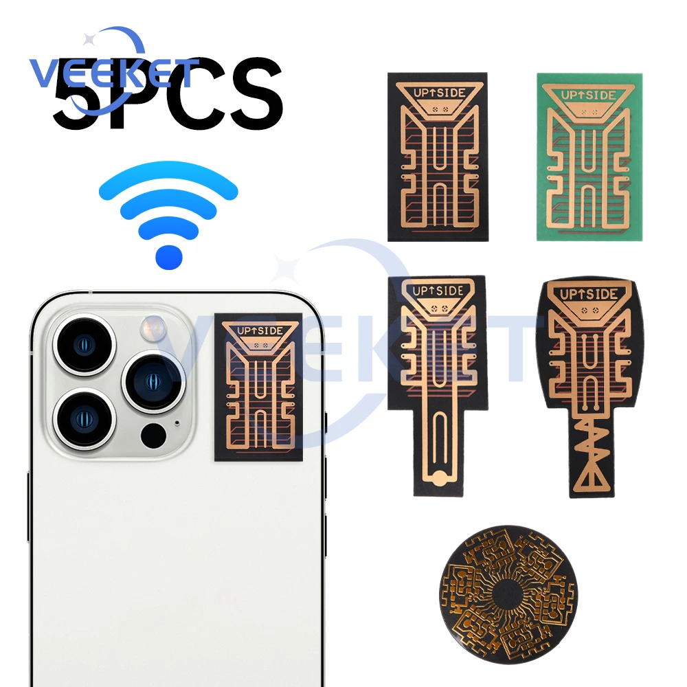 5 Stuks Draagbare Mobiele Telefoon Signaalverbetering Sticker Signaalversterker Sp-9Pro/Sp-11Pro/Sp-12/Sp-13Pro/Sp-18