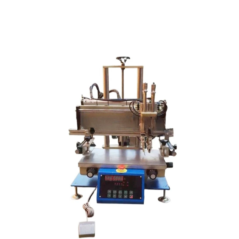 

3050 small screen printing machine, paper suction screen printing machine semi-automatic, monochrome printing machine