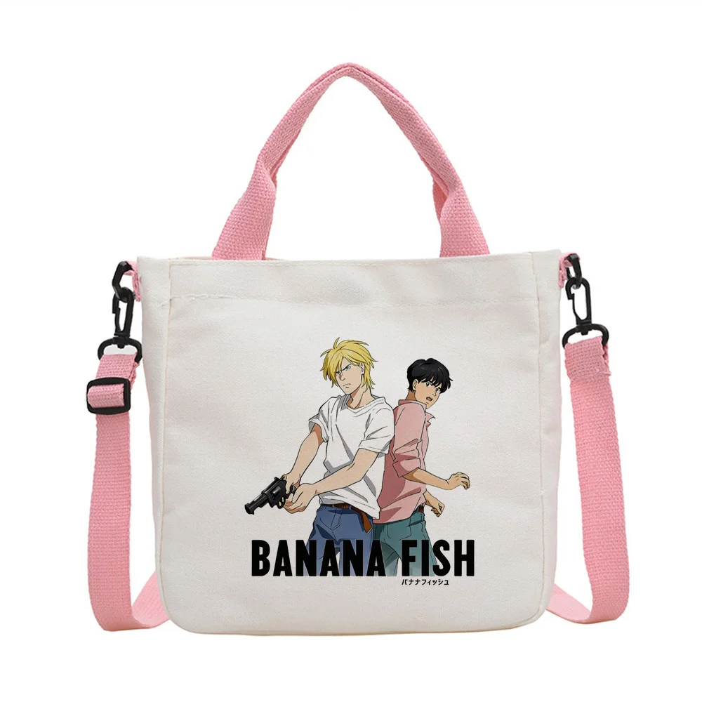 Banana Fish tote bag shopping foldable personnalisable torba na zakupy shoulder  woman