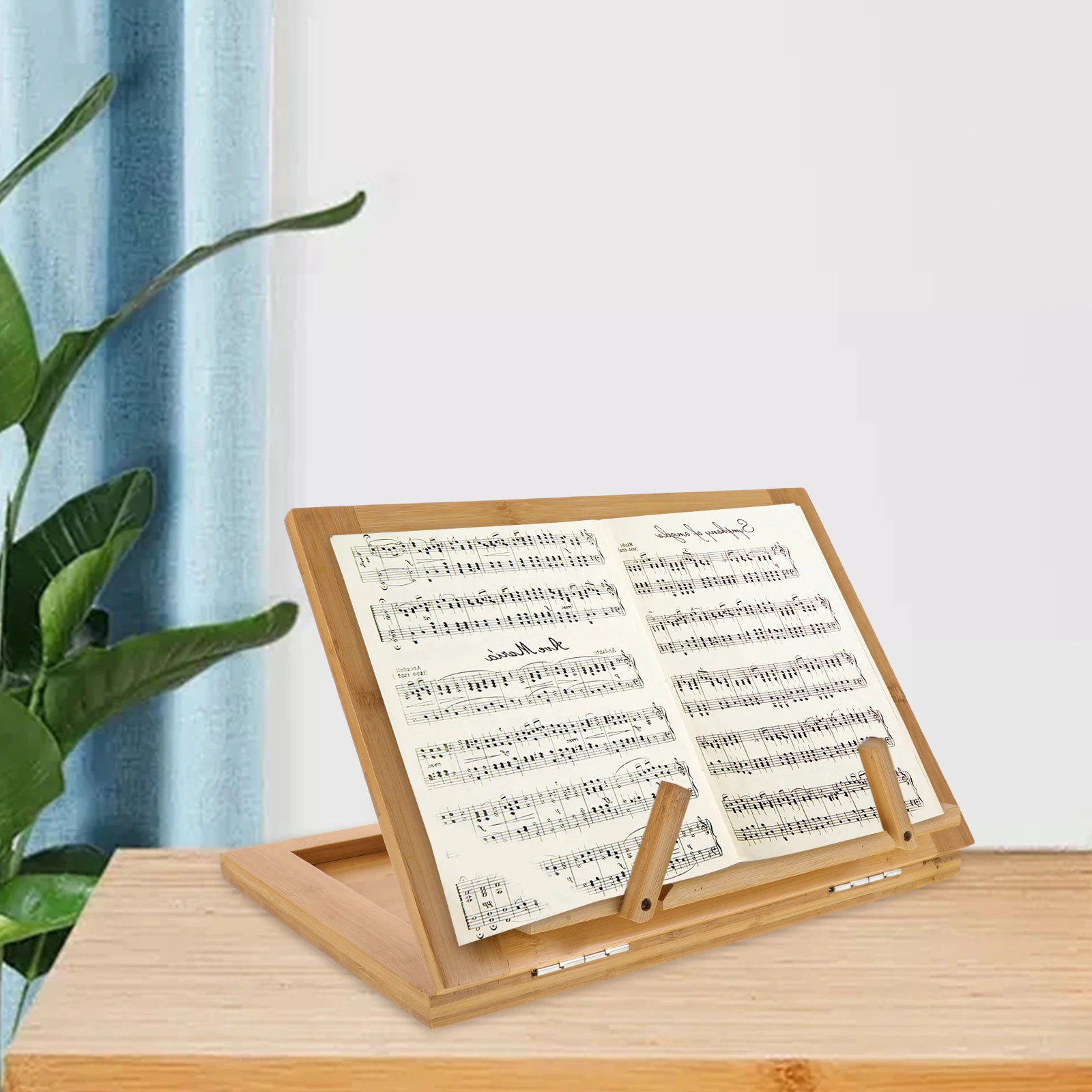 

Music Stand Desktop Musical Book Holder for Reading Portable Stands Standing Bracket