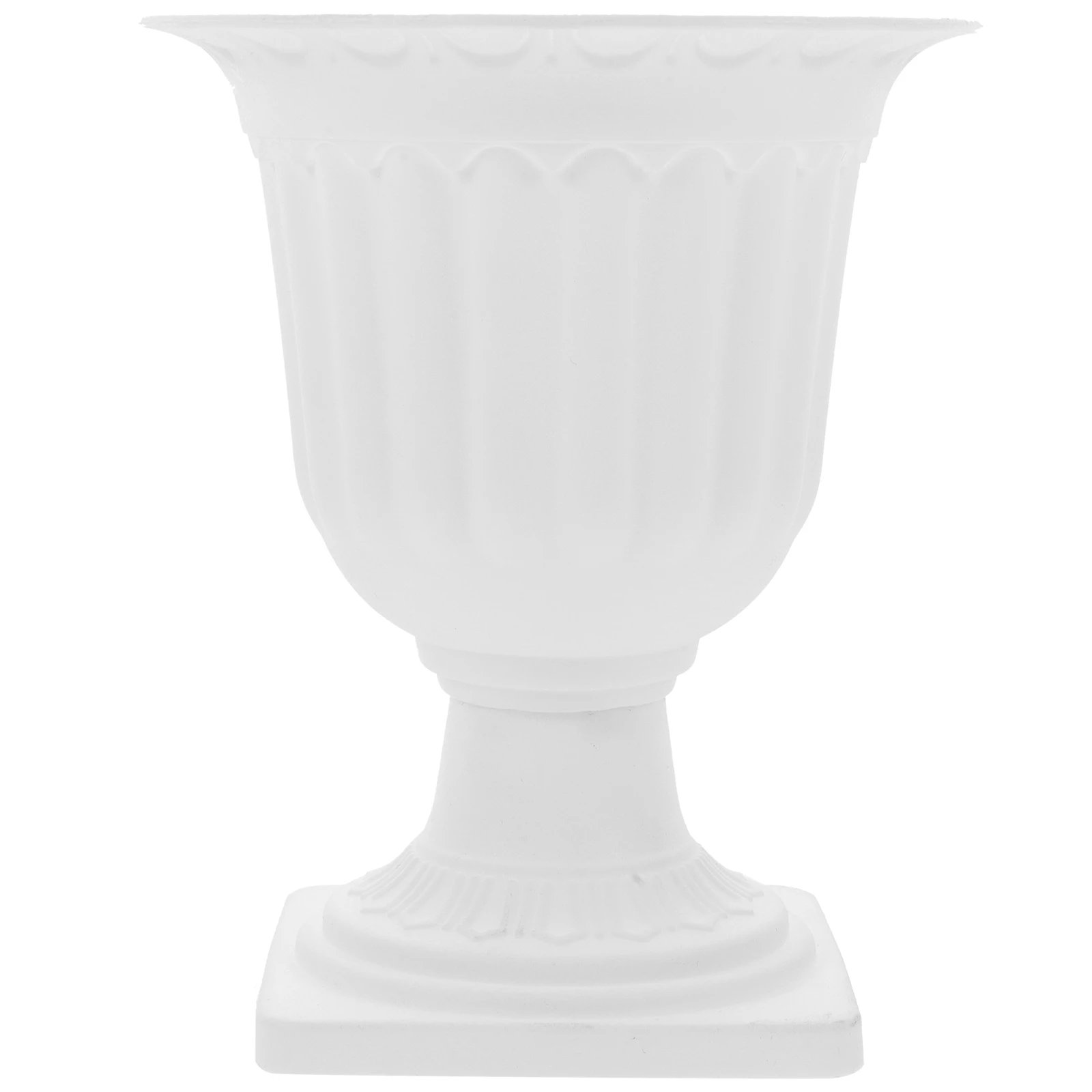 

Classic Urn Planter Tall Plastic Urns Planters Pedestal Flower Vases Bowl Plant Pot Grecian Plants Pots