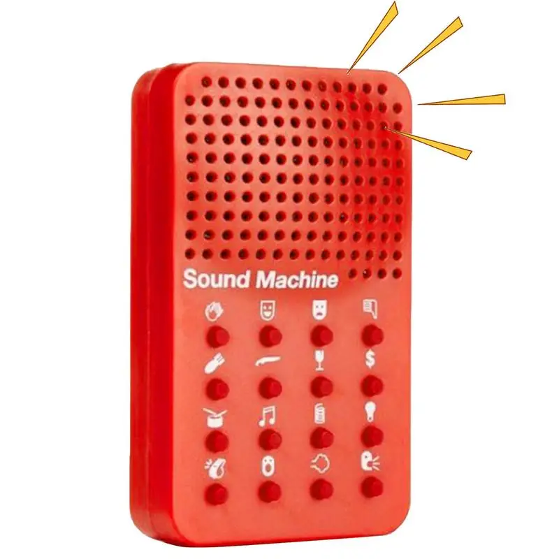 16 dźwięków efekty dźwiękowe maszynowa maszyna do dźwięku lalki zabawny dźwięk maszyna do robienia oklasków klaksonu odgłosy zwierząt eksplozje figle zabawki