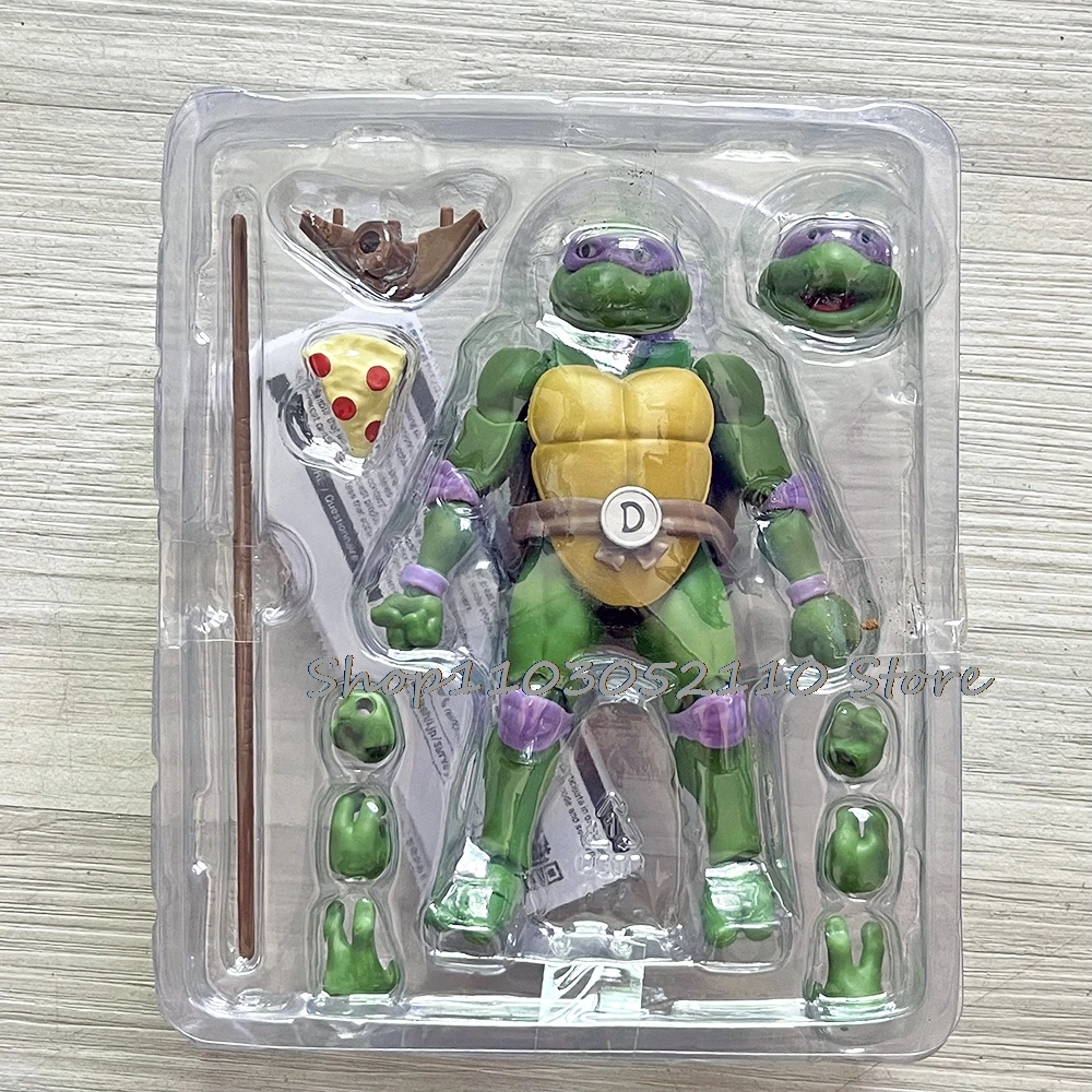 SHF نينجا السلاحف الشكل Neca 1990 نسخة الفيلم السلاحف عمل الشكل رافائيل ليوناردو مايكل أنجلو دوناتيلو نموذج الهدايا