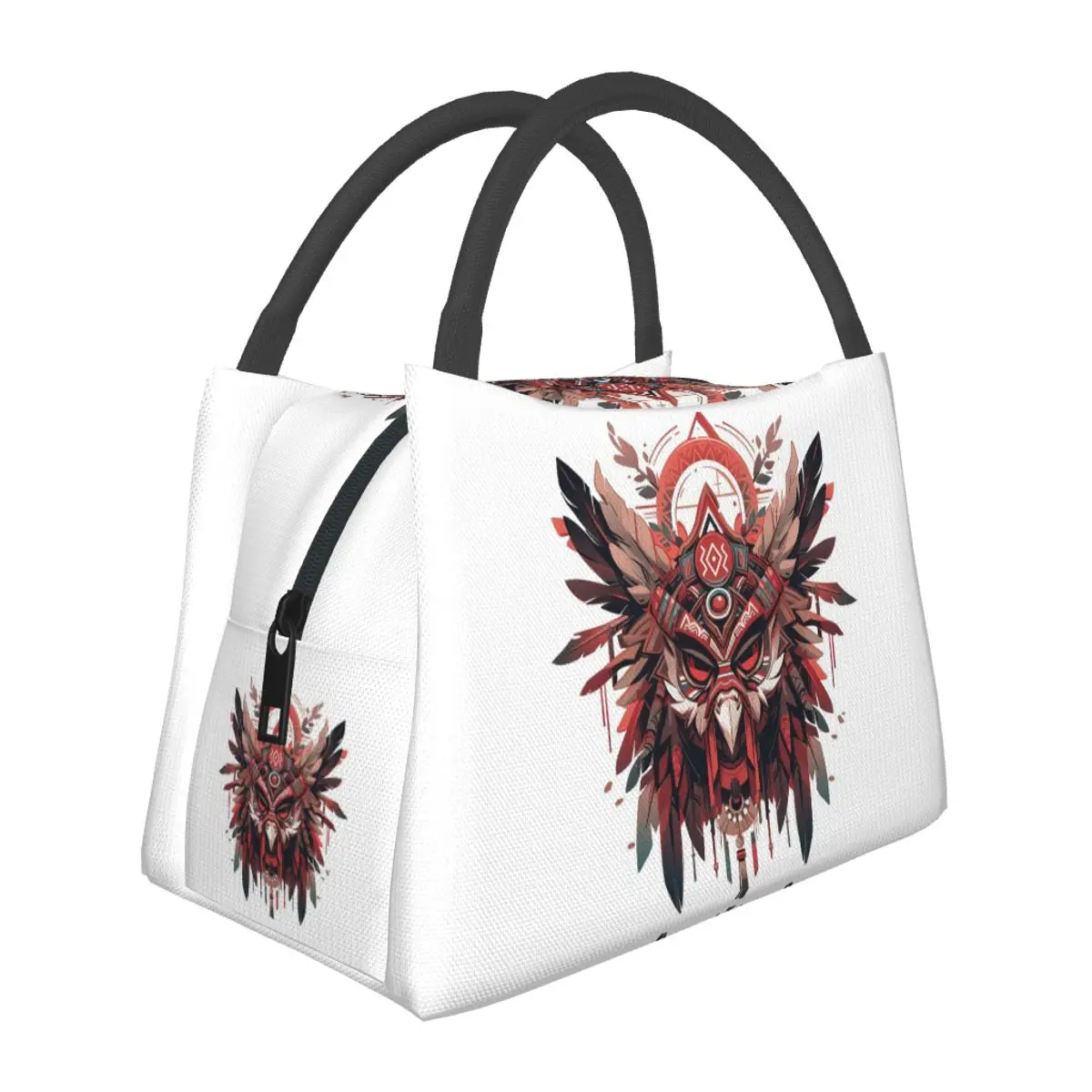 

Родная Мандала Сова Американские сумки для обеда Изолированная коробка для бенто Многоразовая сумка для обеда Сумки для пикника Термосумка для женщин и детей Работа