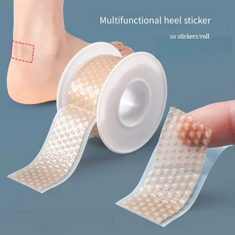 Heel Protectors Biomimetic Silicone Heel Sticker Pain Relief Foot Care Products Non-slip Shoe Pads invisible Shoes Accessories