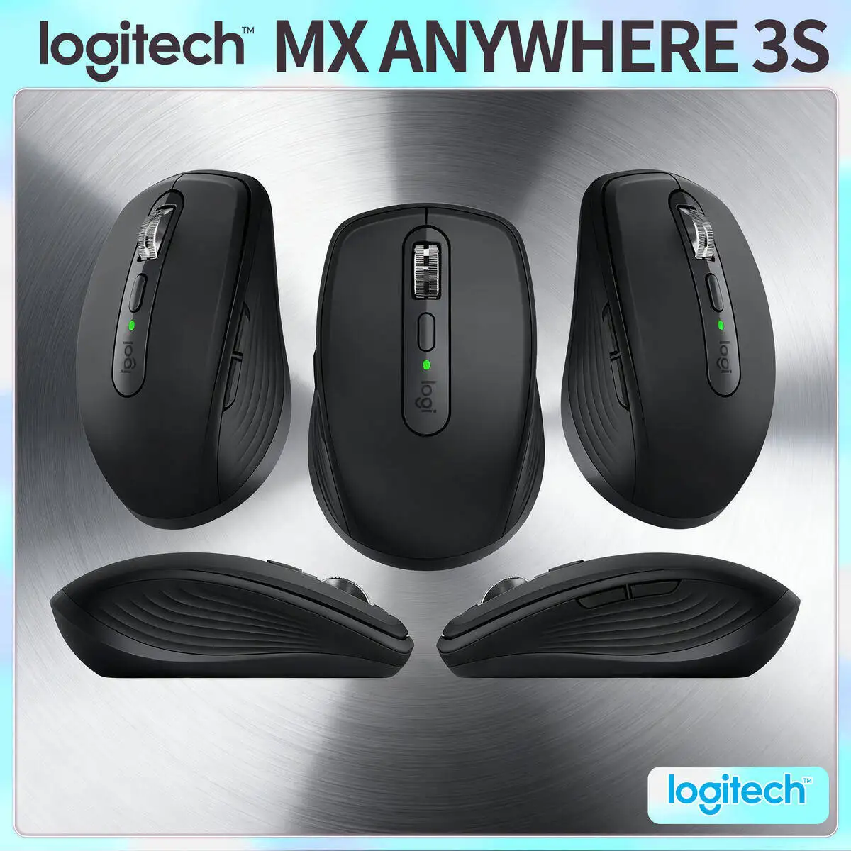 

Logitech MX Anywhere 3S Compact Wireless Mouse Dual Mode for Windows Mac PC Office Home