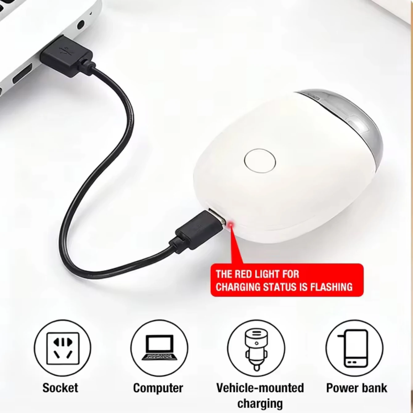 2 IN 1 Electric Nail Clipper Cutter With LED Light Automatic Nail Grinder Trimmer For Baby Adult Mini Manicure Tools Nail Care - view 5