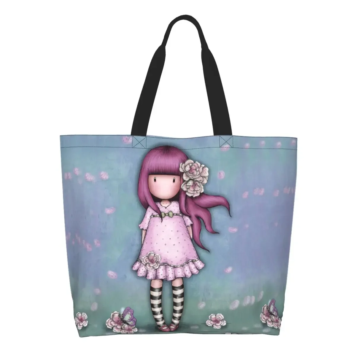 Women Large Capacity Tote Shopping Bag S G Design Theme Accessories Fashion For Girl Cartoon Shoulder Bags