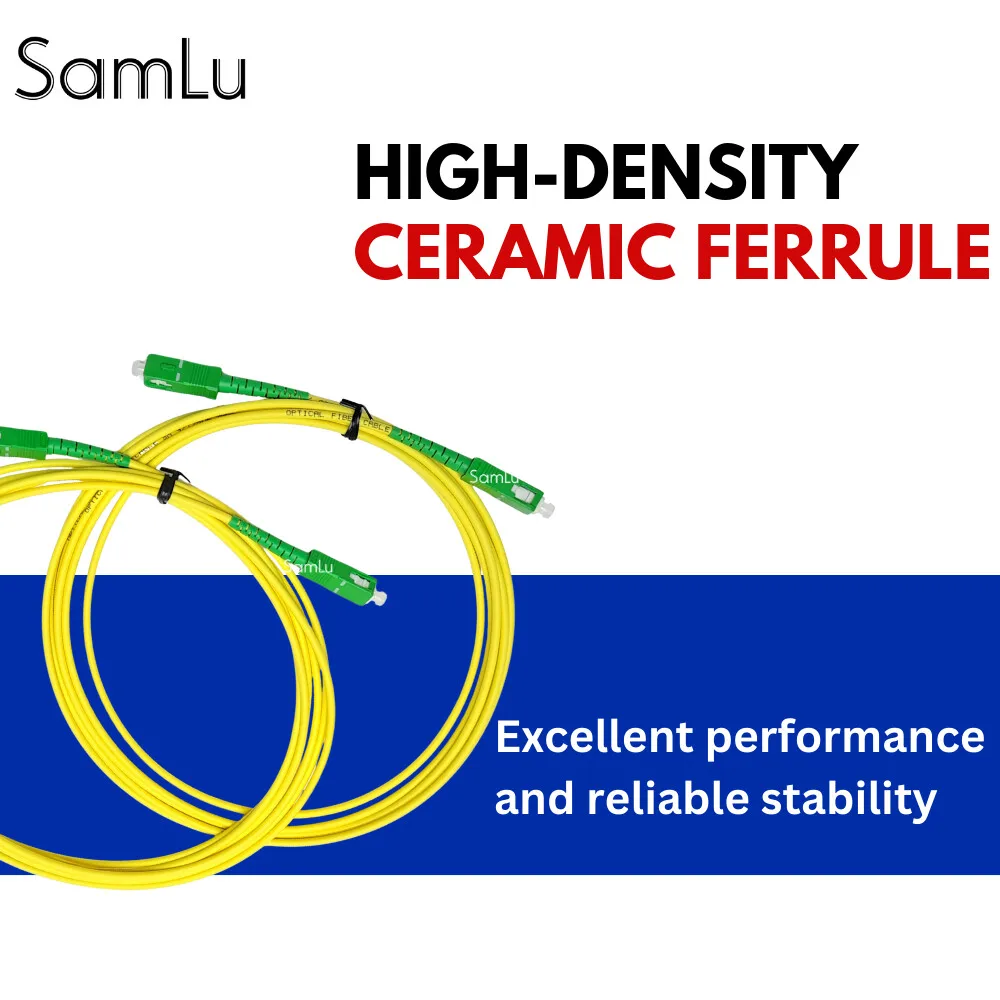 10 قطعة 3.0 مللي متر كابل الألياف الضوئية SC APC الألياف البصرية التصحيح الحبل SM وضع واحد الألياف البصرية كابل التصحيح الألياف البصرية البلوز #4