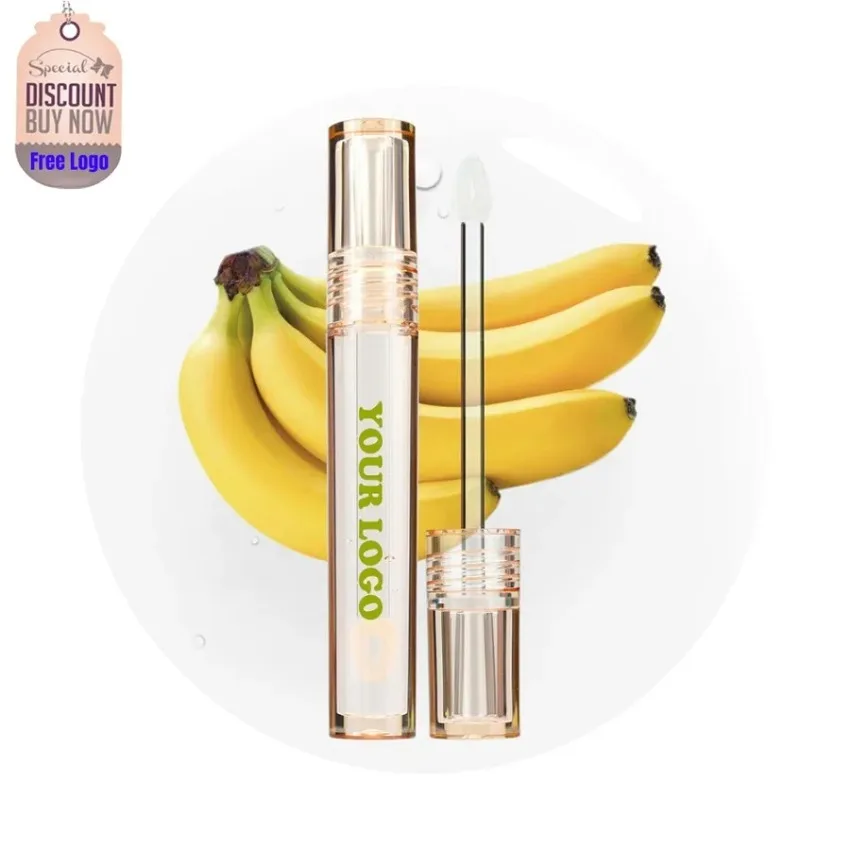 

Private Label 6flavors Crystal Tube Lip Oil Hydrating Moisturizing Long-lasting Nourish Non Fading Easy To Apply Plumping Makeup