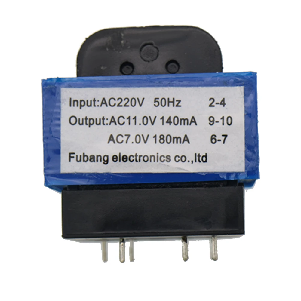 High quality new microwave oven transformer AC 220V to 11V/7V 140mA/180mA 7-pin PT-6329A of Microwave Oven Parts