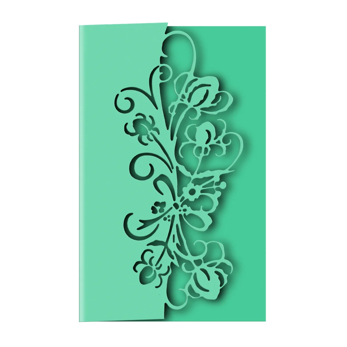 

Floral Flower Rose Pattern Metal Cutting Dies Cut Die Mold Card Border Edge Decorating Scrapbook Knife Mould Blade Punch Stencil