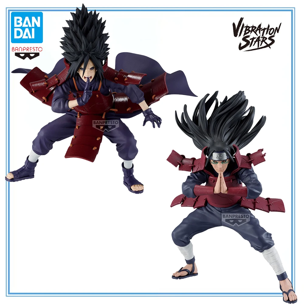 

100% Original Bandai Spirits BANPRESTO Vibration Stars Naruto Shippuuden Senju Hashirama Uchiha Madara Collection Series
