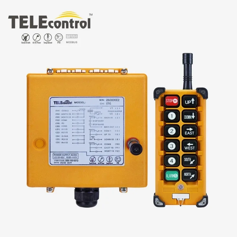 UTING CE FCC Industrial Wireless Radio Single Speed F23-BBS Remote Control(1 Transmitter+1 Receiver) for Crane