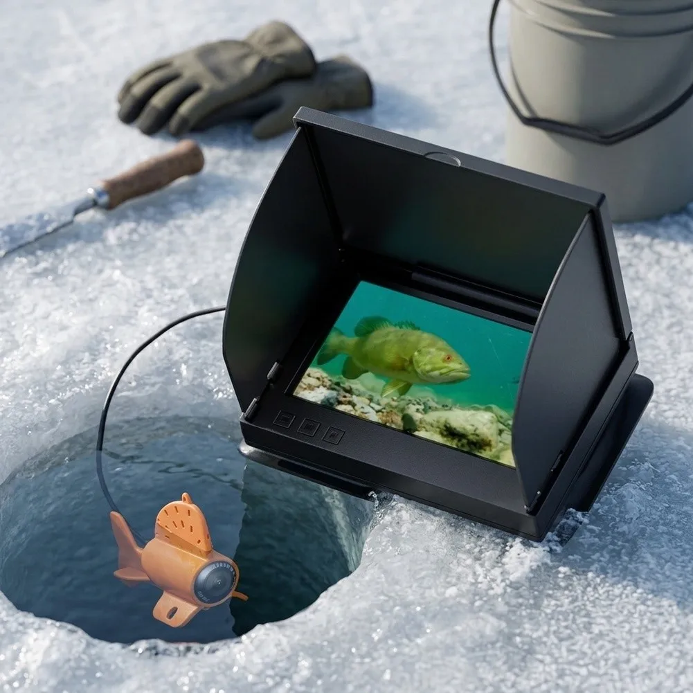 For Deep Sea Exploration Ice Fishing Camera For Effective Night Fishing Black Underwater Fish Detection Device