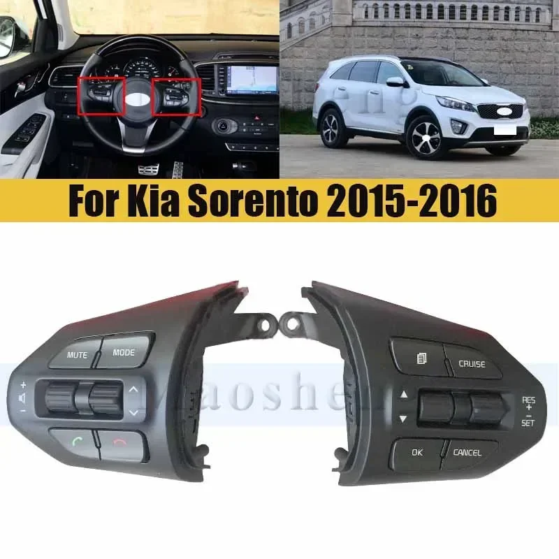 

Steering Wheel Switch Volume Button Cruise Switch For Kia Sorento 2015-2016 Control Volume Button Steering Wheel Buttons