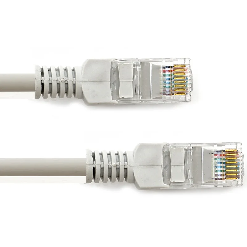 Computer Networking Cord Injection Molding, Crystal PVC Cabeça para Escritório, RJ45, Suporta Cat5e