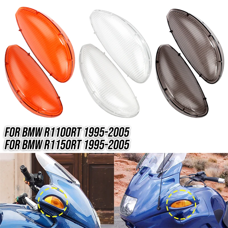 Motorcycle Front Turn Signals Indicator Light Lamp Blinker Lens Cover Shell For BMW R1150RT R1100RT R 1150 1100 RT 1995-2005