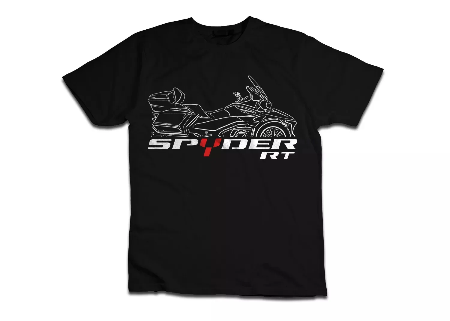 

2024 Men T Shirt Casual Can Am RT Spyder for 3-wheels Motorcycle Riders T-shirt Graphic Summer Short Sleeves 100% Cotton S-3XL