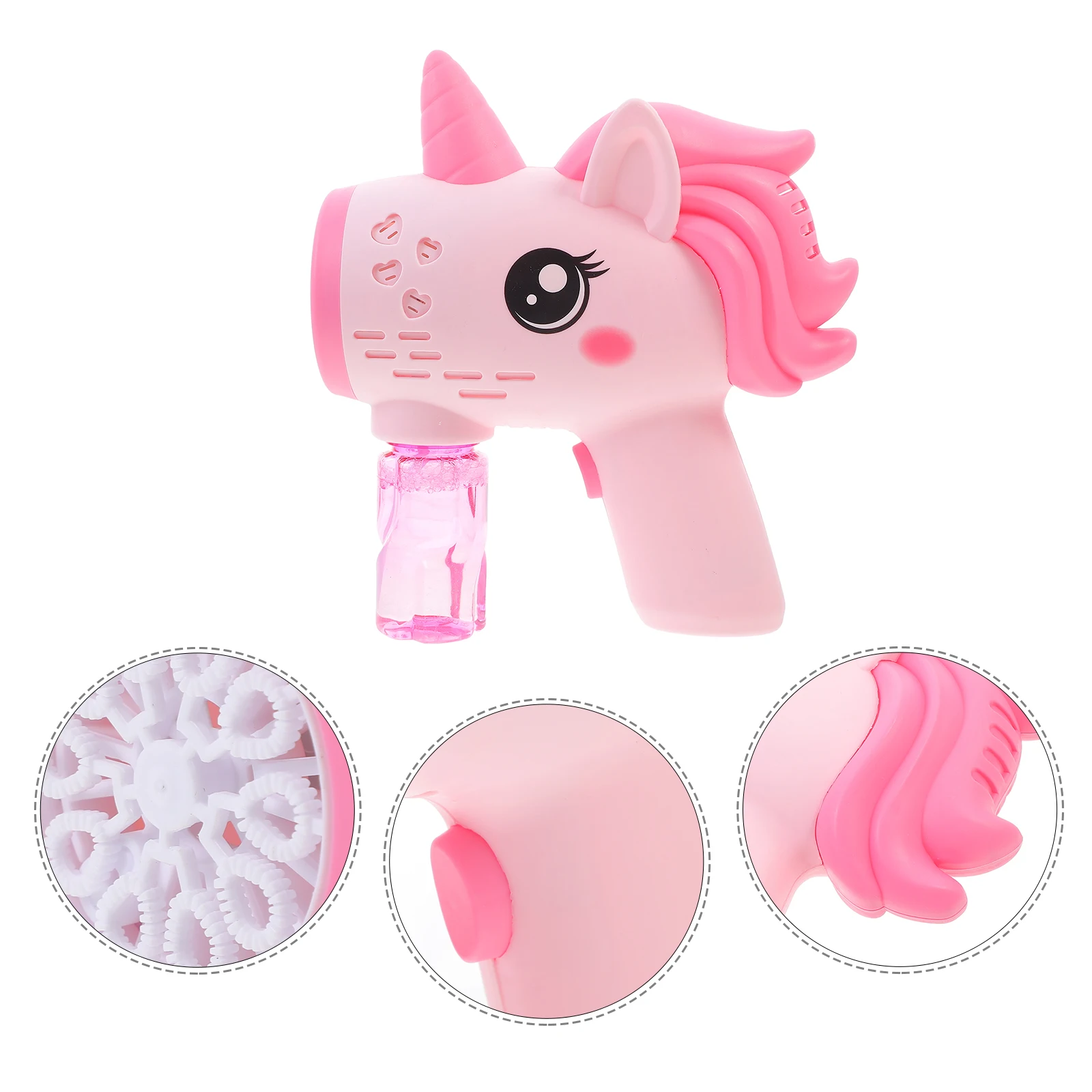 Electric Bubble Making Machine with Adorable Design - Portable Outdoor Bubbles Blower for Park Beach Birthday Christmas Gift