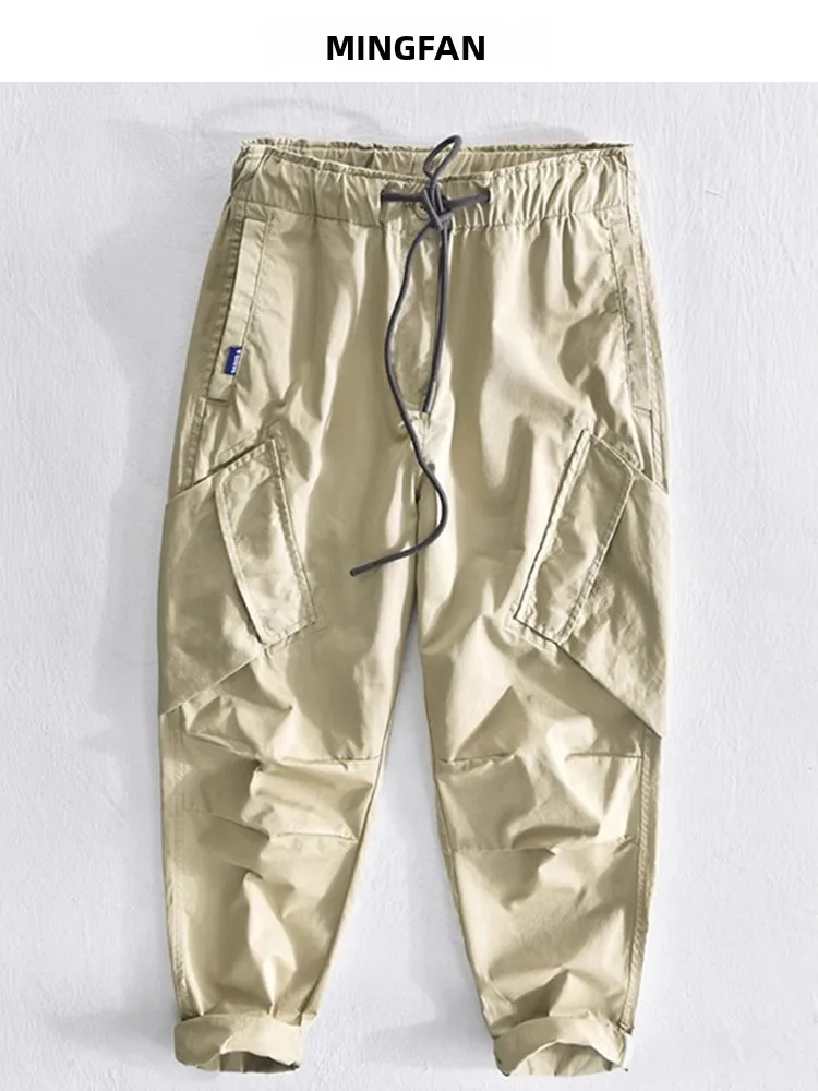 جديد G2025 الرجال الخريف الشتاء مستقيم الساق كيت متعدد ملابس العمل غير رسمية بنطلون Waed الاتجاه الوطني السراويل المريحة #2