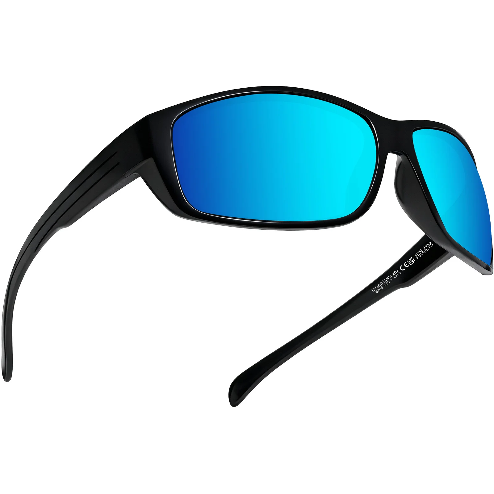 نظارات شمسية مستقطبة MAXJULI XL Z87 للرجال والنساء برأس كبير TR90 إطار خفيف للسلامة UV400 نظارات رياضية لصيد الأسماك في الهواء الطلق 8706 #6