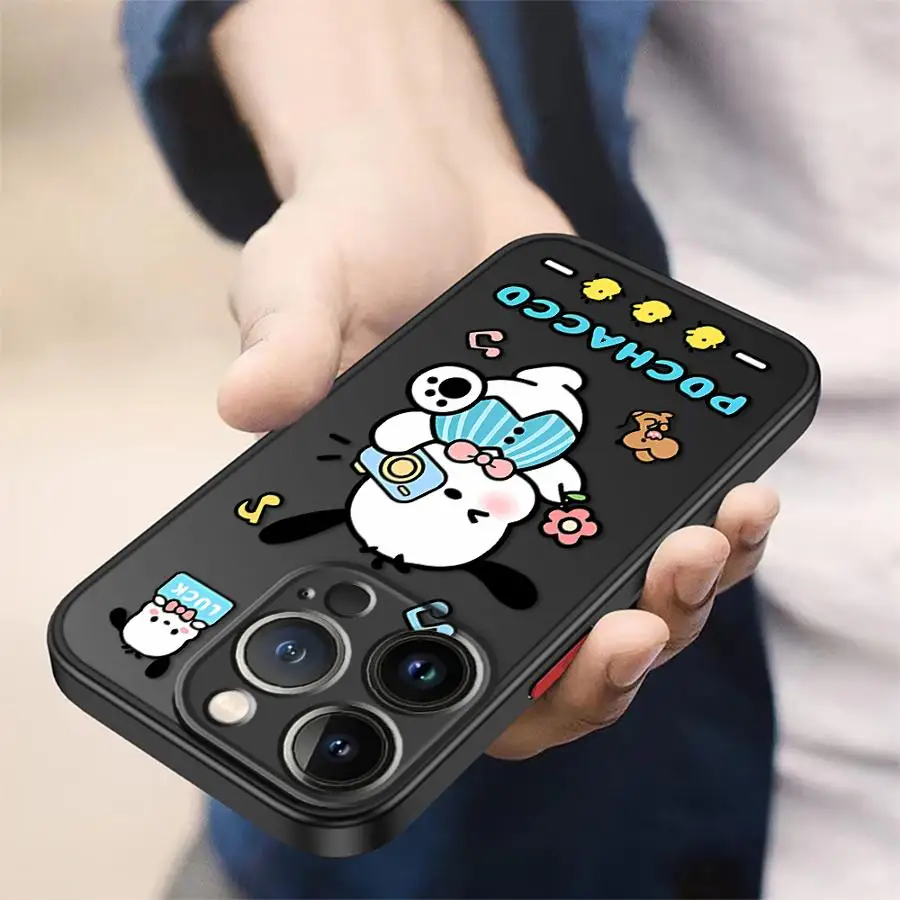 Dessin animé Sanrio Hello Kitty étui pour Apple iPhone 7 8 15 16 14Plus 12 13 11 Pro Max 17 Air XS Max 13 Mini couverture souple