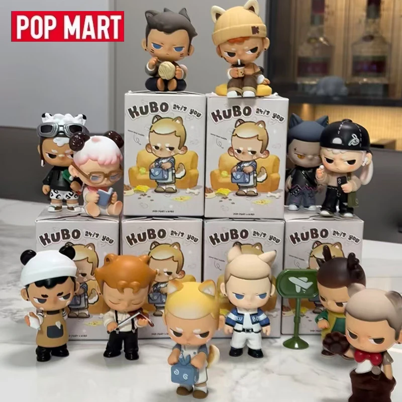 POP MART KUBO 24/7 You Series 100% Original Blind Box Surprise Mystery Box Mistery Action Figure Home Desktop Decoration Cute