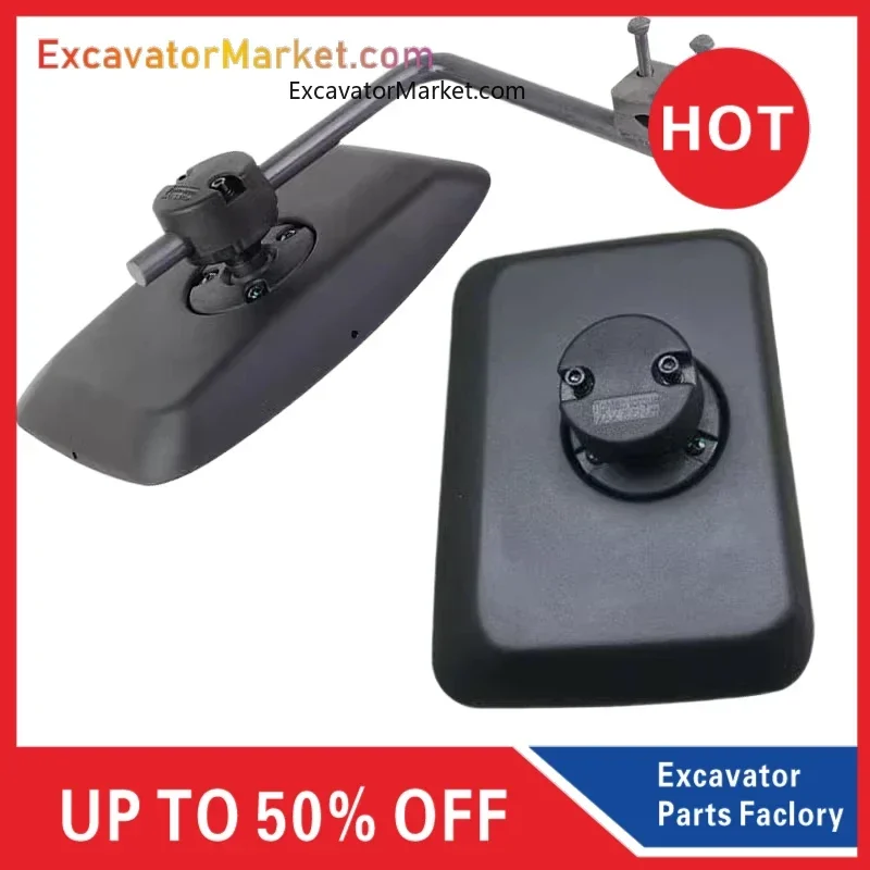 อะไหล่รถขุดสำหรับ Hitachi Zax 70 200 210 240 360-3-5a กระจกมองหลังกระจกตรวจฟันถอยหลังอะไหล่รถขุด