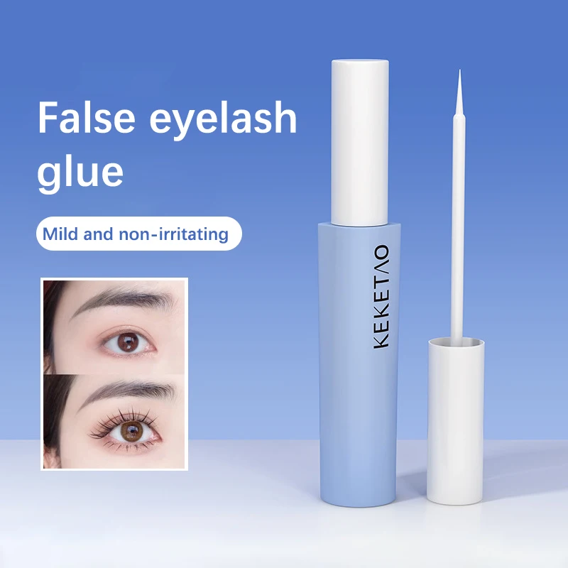 5ml False Eyelash Glue Eyelash Adhesive Waterproof Fast Dry Long Lasting Strong No Irritation Transparent Eyelash Primer Tools