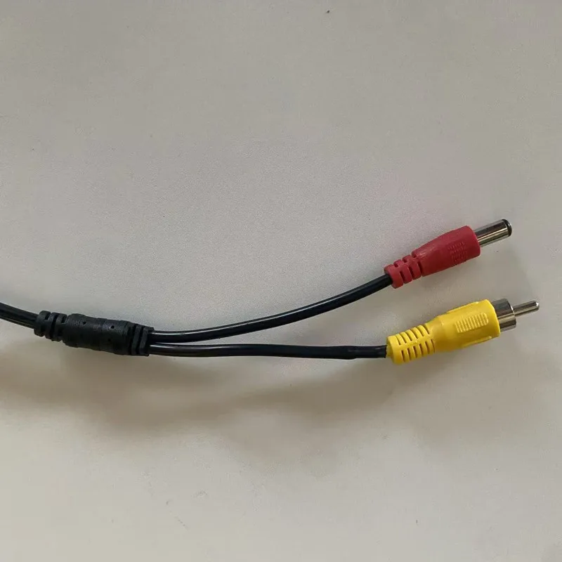 4Pin رأس الطيران ذكر/أنثى إلى RCA تيار مستمر كابل محول القابس محول لشاشة الكاميرا الخلفية للسيارة